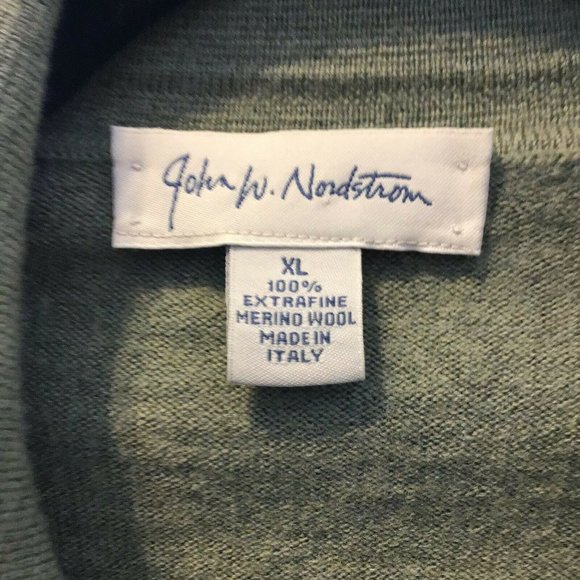 John W Nordstrom Polo Sweater 100% Wool - Picture 3 of 5